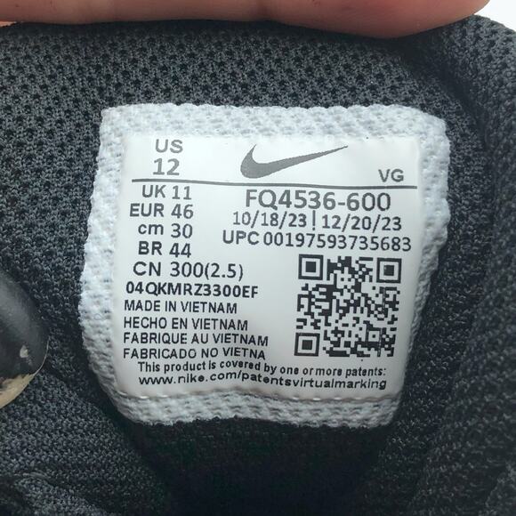 Nike Men's Alpha Menace 4 Shark SE Football Cleats Size 12 Red Black NWOB - Picture 11 of 11